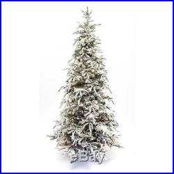 Flocked Balsam Pine 7.5′ Christmas Tree