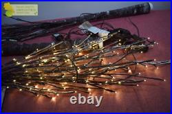 Flocked LED Birch Tree Set of 2, 1598843 Flocked LED Birch Tree Set of 2, 1598843