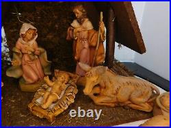 Fontanini 5 Scale 13pc Nativity Figures with Stable and Box