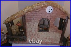 Fontanini 5 Scale 14pc Nativity Figurines with Lighted Resin Stable