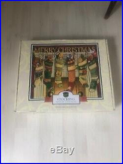 Fortnum and Mason Wooden Fireside Advent Calendar New In Box Stockings New