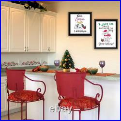 Framed 2-Piece 8 In. X 14 In. Vignette Dear Santa, I Can Explain Black Framed Wa Framed 2-Piece 8 In. X 14 In. Vignette Dear Santa, I Can Explain Black Framed Wa