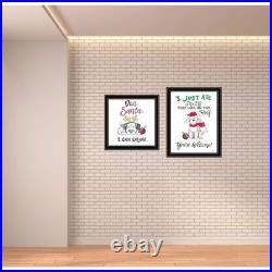 Framed 2-Piece 8 In. X 14 In. Vignette Dear Santa, I Can Explain Black Framed Wa Framed 2-Piece 8 In. X 14 In. Vignette Dear Santa, I Can Explain Black Framed Wa