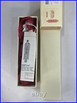 Frank Lloyd Wright Christmas Ornament WS/003, 004, 007 Lot of 3 w Boxes & Papers