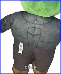 Frankenstein + Witch Plush 24 Heavy Quality Halloween By KIDS OF AMERICA RARE
