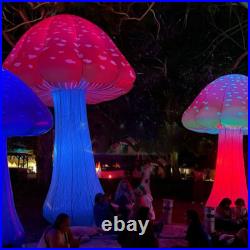 Free Standing Giant LED Inflatable Mushroom Straight Crooked Plant Model Party Free Standing Giant LED Inflatable Mushroom Straight Crooked Plant Model Party