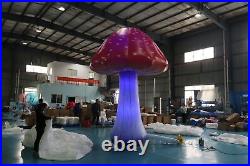 Free Standing Giant LED Inflatable Mushroom Straight Crooked Plant Model Party Free Standing Giant LED Inflatable Mushroom Straight Crooked Plant Model Party