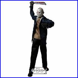 Friday the 13th Animated Jason Voorhees Halloween Decor Plastic Knife 6.5′ Sound