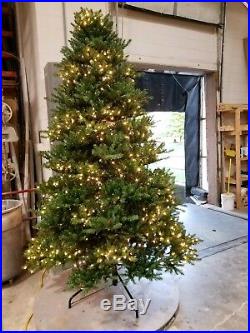 Frontgate 10′ Pre-lit Douglas Fir Christmas Tree Quick Light Clear Lights