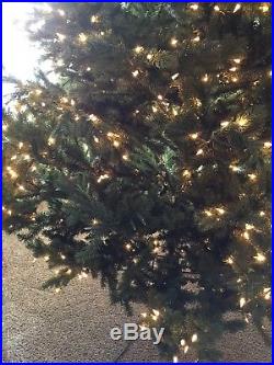 Frontgate 10' Pre-lit Grand Balsam Christmas Tree Quick Light Clear Lights
