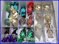 Frontgate Christmas Holiday All Dressed Up Jewel Ornament Collection 72 Piece
