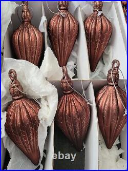 Frontgate Christmas Holiday Collection Assorted Ornaments Box Lot Of 14 MERCURY Frontgate Christmas Holiday Collection Assorted Ornaments Box Lot Of 14 MERCURY