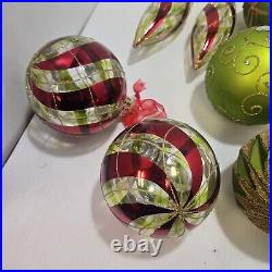 Frontgate Christmas Ornaments Handmade luxury set of 11