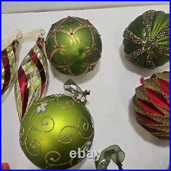 Frontgate Christmas Ornaments Handmade luxury set of 11