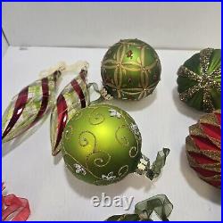 Frontgate Christmas Ornaments Handmade luxury set of 11