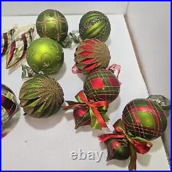 Frontgate Christmas Ornaments Handmade luxury set of 11