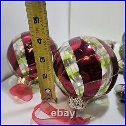 Frontgate Christmas Ornaments Handmade luxury set of 11