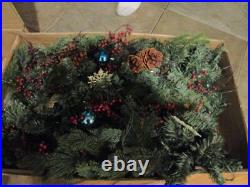 Frontgate Estate Collection teardrop lit swag 5 foot Christmas New in Box