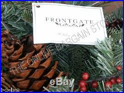 Frontgate Estate Mantel Staircase Christmas Door Swag garland Greenery 9' 45731