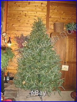 Frontgate Grandinroad Christmas Fraser & Balsam 8.5' Pre-lit Lighted Tree Clear