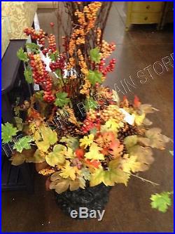 Frontgate Grandinroad Harvest Leaves Fall Autumn Urn Filler Thanksgiving