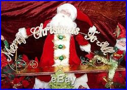 Frontgate Mark Roberts Christmas Holiday See Saw Santa Elves Decor 25 Moving