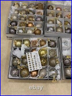 Frontgate Mix Metals Collection Ornaments (163) pcs