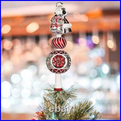 Frosty Fawn Finial Tree Topper