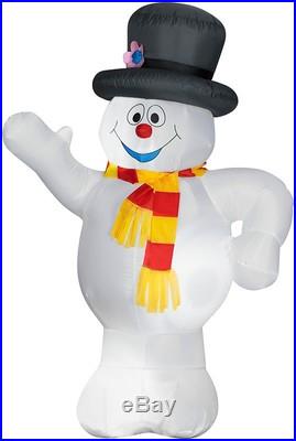 Frosty the Snowman Waving Christmas Gemmy Airblown Inflatable