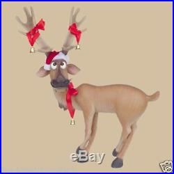 Funny Reindeer Statue Funny Christmas Reindeer Life Size Standing 3FT