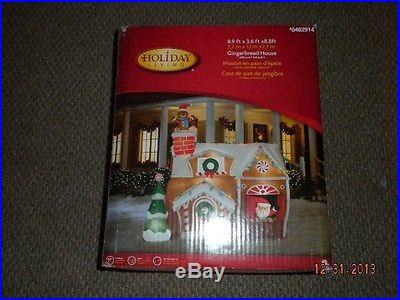 GEMMY CHRISTMAS 8.8 FT AIRBLOWN INFLATABLE GINGERBREAD HOUSE