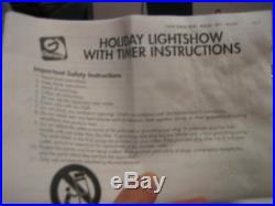 GEMMY CHRISTMAS HOLIDAY LIGHT SHOW TIMER Box & SPEAKER MP3/Ipod COMPATIBLE