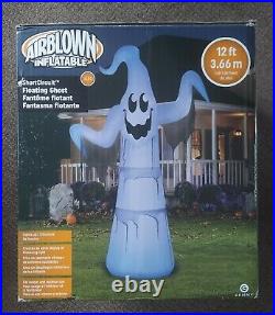 GEMMY Halloween ShortCircuit 12 ft Floating Ghost LED Airblown Inflatable EXC