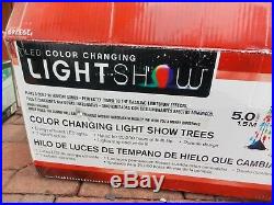 GEMMY LED Light Show Musical Light Up Color Changing Christmas Tree Trees
