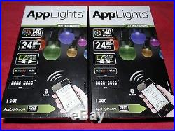 Gemmy Lightshow Applights Lot Of 12 Sets Of Lights! Read Discription
