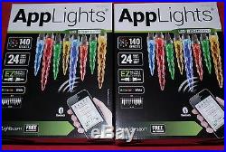 Gemmy Lightshow Applights Lot Of 12 Sets Of Lights! Read Discription