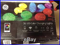 GE 36ct LED Color Changing Christmas Tree Wifi Lights 29ft iTwinkle Light Show