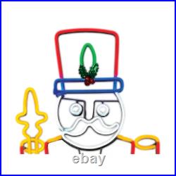 GE 48 StayBright LED Neon Flex Soldier with Holly Leaf Decor Indoor Outdoor NIB