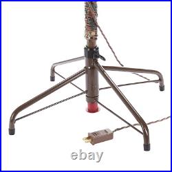 GE 5-ft Winterberry Lighted Twig Brown Artificial Christmas Tree Indoor/Outdoor