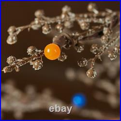 GE 5-ft Winterberry Lighted Twig Brown Artificial Christmas Tree Indoor/Outdoor