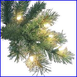 GE 7.5' 500 Light Winter Frost Pine Christmas Tree 28746 #97