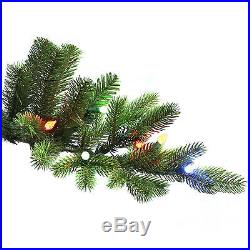 GE 7.5′ Pre-Lit Just Cut Norway Spruce with800 Dual Color LED Lights New CLEARANCE