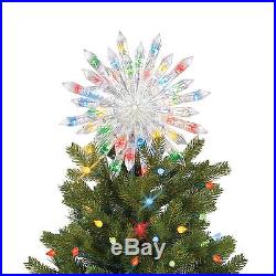 GE 7.5' Pre-Lit Just Cut Norway Spruce with800 Dual Color LED Lights New CLEARANCE
