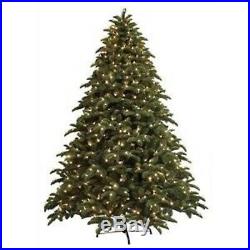 GE 7.5 ft Just Cut Noble Fir EZ Light Christmas Tree 800 LED Lights 691683