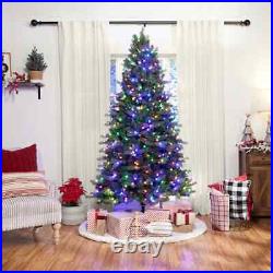 GE 7-ft Colorado Spruce Pre-lit Artificial Christmas Tree Color Change Lights