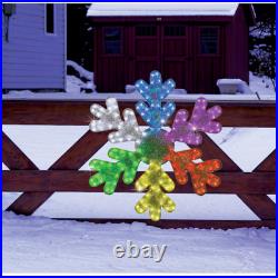 GE Color Effects 168 LED RGB Color-changing Tape Light 30 Snowflake + Remote