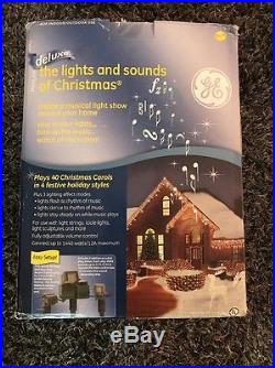 Ge Deluxe The Lights And Sounds Of Christmas Plays 40 Songs/music Light Show