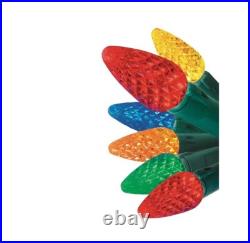 GE StayBright 150 Ct 37.2 ft Constant Multicolor C-5 LED String Lights (3 REELS)