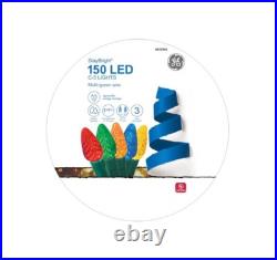 GE StayBright 150 Ct 37.2 ft Constant Multicolor C-5 LED String Lights (3 REELS)