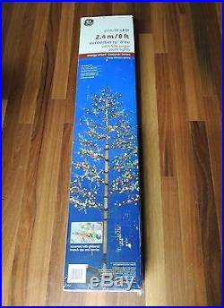 GE Winterberry Christmas Tree 8 ft with 504 Sugar Plum Lights Holiday Decor